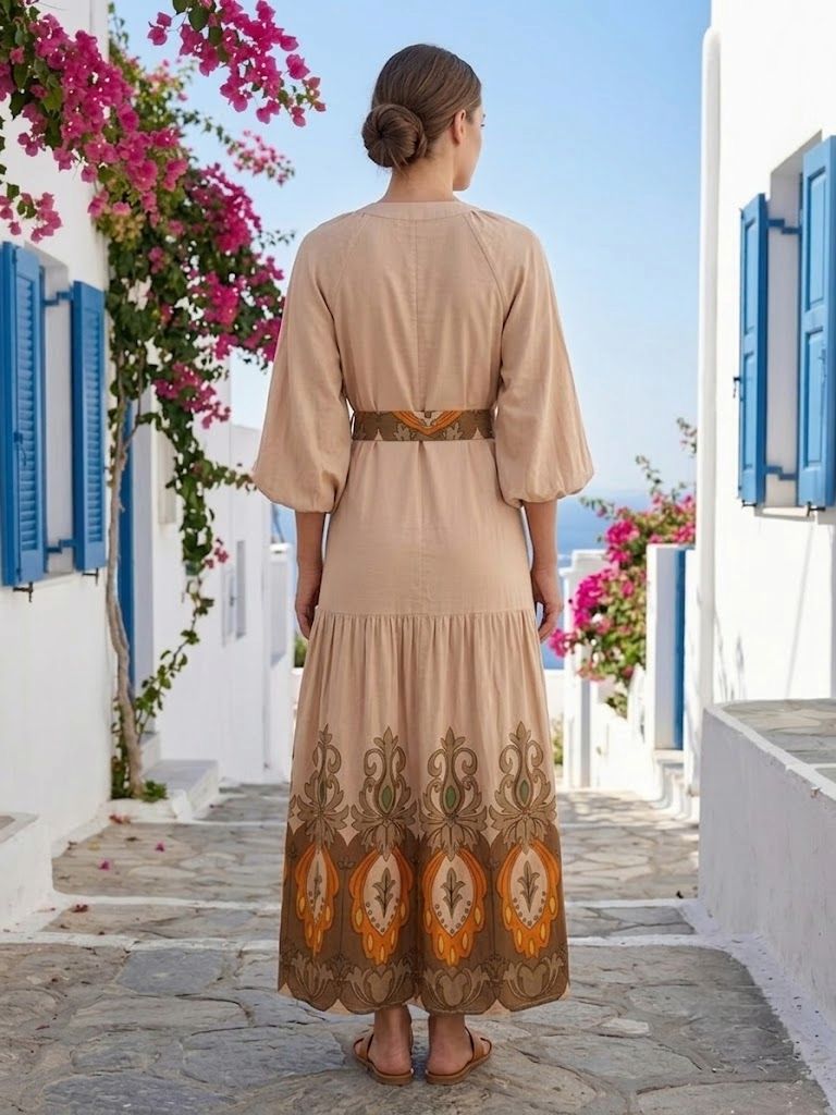 ΦΟΡΕΜΑ VISCOSE ΜΕ ΖΩΝΗ