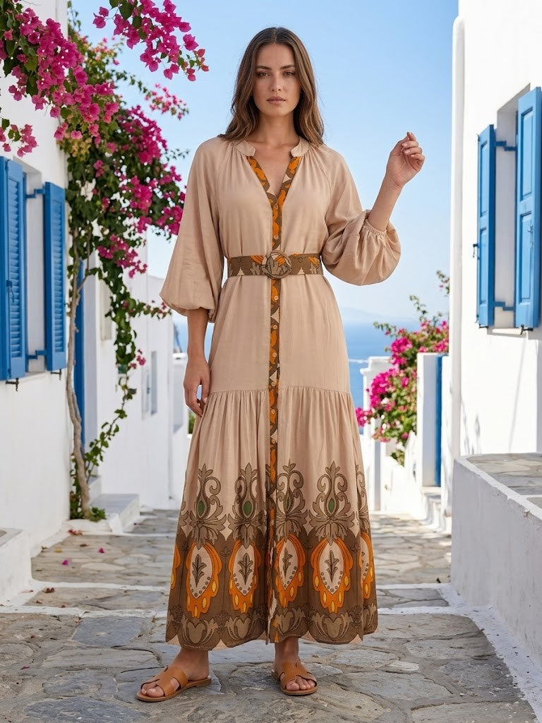 ΦΟΡΕΜΑ VISCOSE ΜΕ ΖΩΝΗ